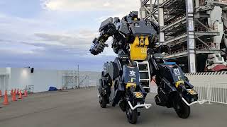 GUNDAM FACTORY YOKOHAMA　 搭乗型ロボット「アーカックス」実演デモンストレーション