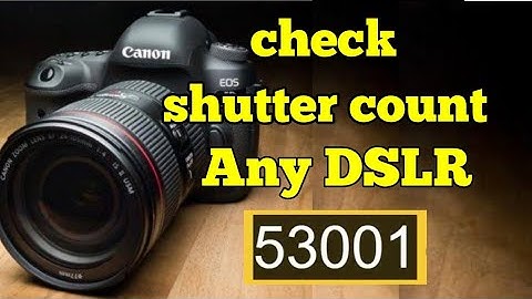 How to check ShutterCount with your Mobile / Computer of any DSLR Camera Brand with a Simple Website