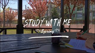 1-HOUR STUDY WITH ME | Spring 🌺 | Relaxing Lofi | Pomodoro(30/5) |Timer And Alarm