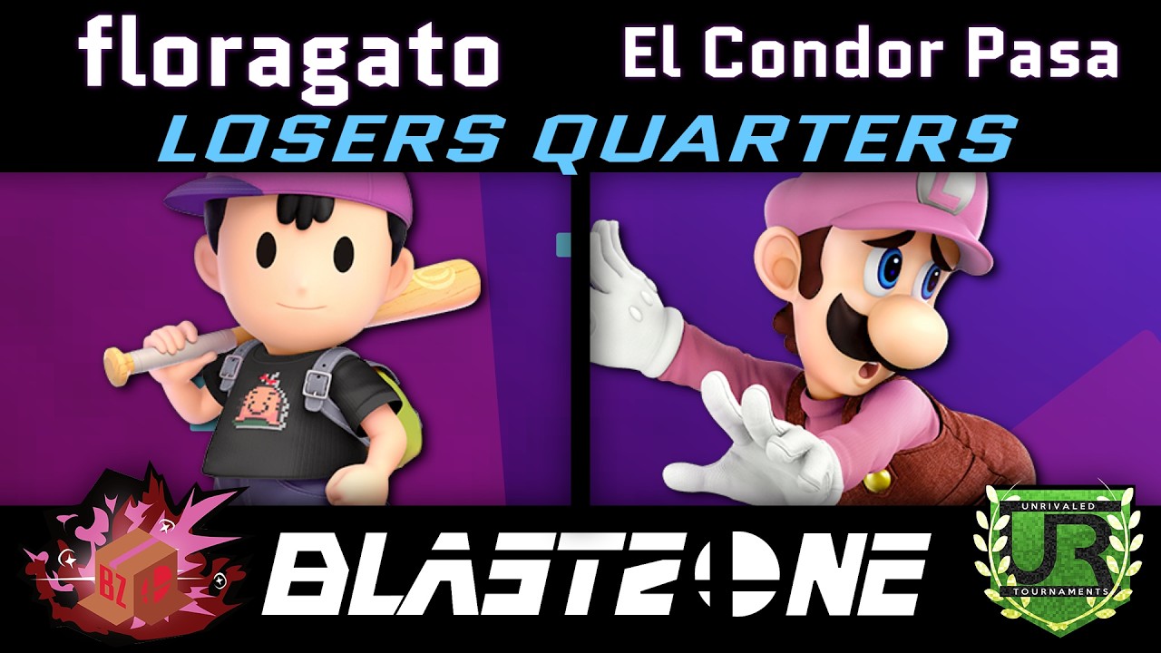 floragato (Ness) vs El Condor Pasa (Luigi, Sora) Blast Zone 151 LOSERS QUARTERS