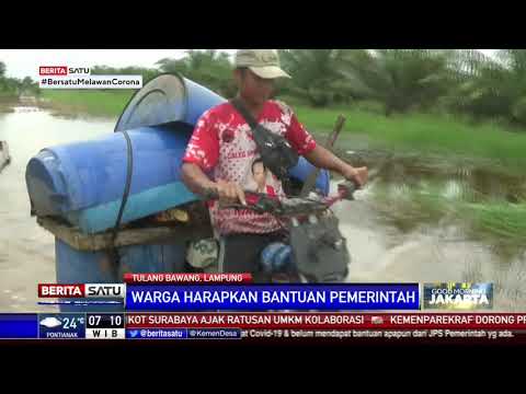 Ratusan Rumah di Tulangbawang Terendam Banjir Luapan Sungai