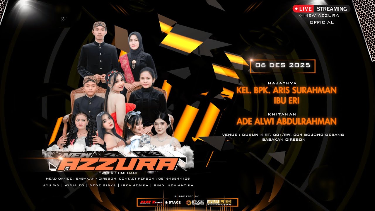 LIVE NEW AZZURA // Bojong Gebang // 06 Desember 2025