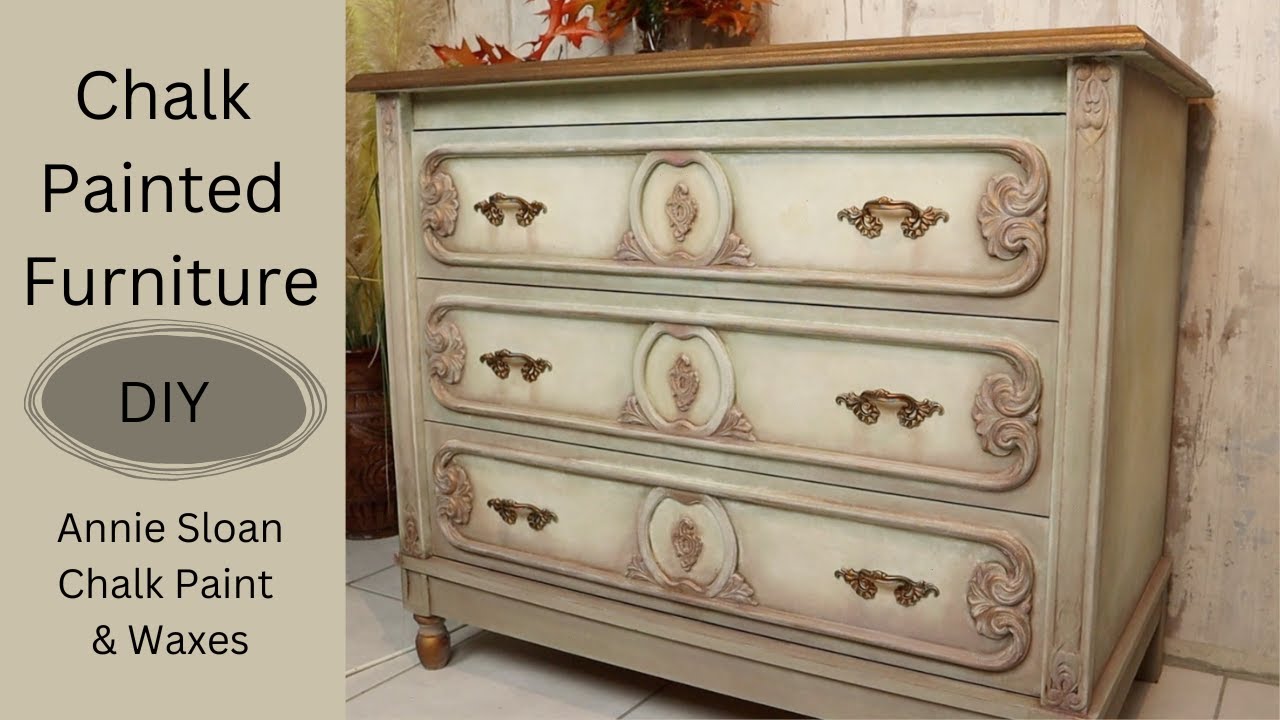 Chalk Painted Furniture. How to Paint Furniture. 