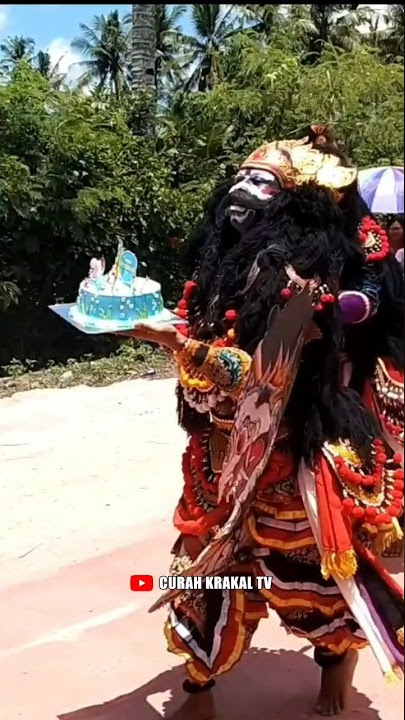 Download lagu Jaranan Buto Bawain Kue Ulang Tahun #shorts