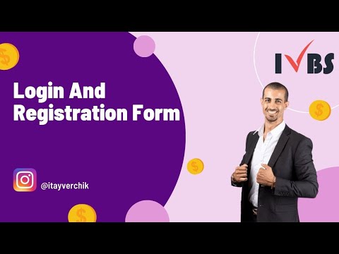 How To Create A Login And Registration Form In Elementor Pro - Itay Verchik IVBS SEO / PPC