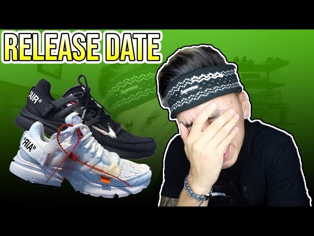 Off White Nike Presto Release Dates