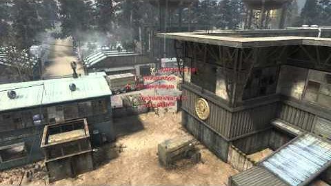 Call Of Duty Black Ops: Tomahawk Across Map on Radiation  (Search and Destroy)