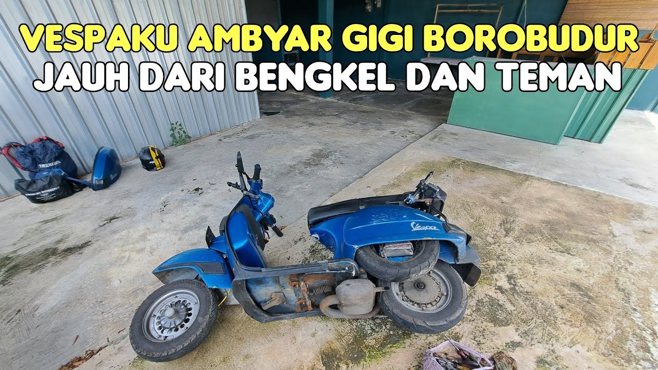 Single Touring Vespa Mogok Di Jalur Selatan Pacitan | Vespa Kribo Eps-03