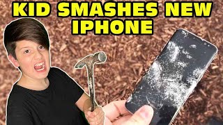 Kid Breaks Dad's NEW iPhone - Dad SWEARS! [Original]