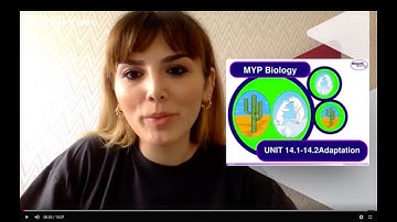 UNIT 14.1 ADAPTATIONS /IB/MYP/IGCSE