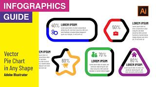 Custom Shape Pie Chart Tutorial Master Any Form in Adobe Illustrator