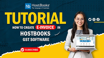 Generate E-invoice with Hostbooks