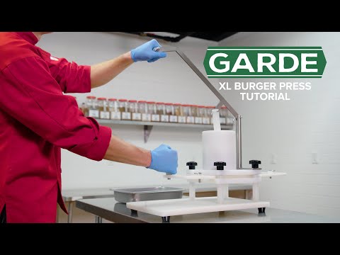 Garde XL Burger Press Tutorial