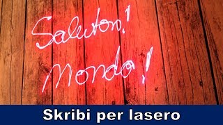 Ludi kun lasero | Esperanto vlogo
