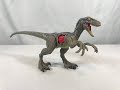 Jurassic World Battle Damage Velociraptor Blue Review