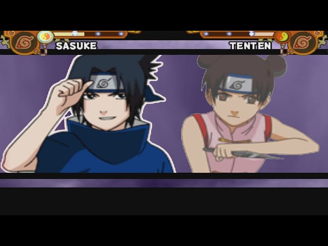 Sasuke (Clássico) VS Tenten (Clássico) - Naruto Shippuden Ultimate Ninja 5  