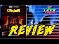 DEMONS - FILM &amp; 4K BLU RAY REVIEW - ARROW VIDEO