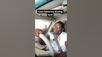 I just Failed My Driving Test. #driving #drivingtest #funny #funnyvideo