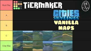 Which Are The Best Vanilla Maps In Cities Skylines & Why?