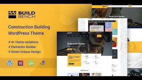 Buildbench - Construction Building WordPress Theme