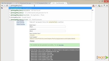 c25 Using Gii to Generate the CRUD Application