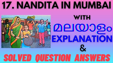 Class 4 Evs chapter 17 - Nandita in Mumbai / with malayalam explanation / solved question answers