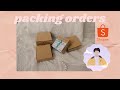 [ studio vlog ] 📦 how i pack my ( shopee ) orders || golden closet studio || indonesia