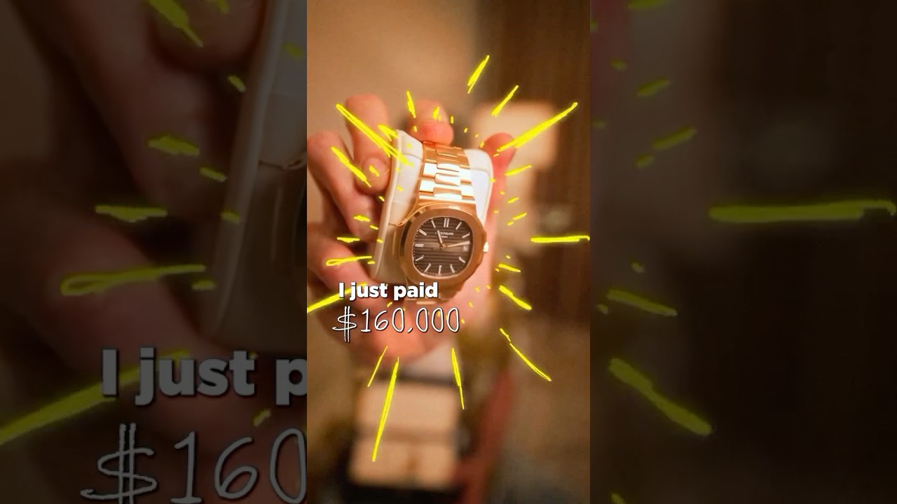 dropped $160k cash on a Nautilus Patek