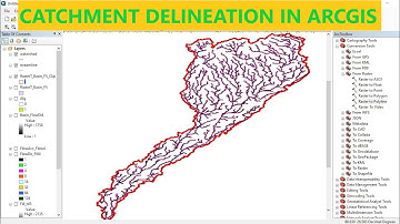 Catchment Delineation in ArcGIS|| Watershed Delineation in ArcGIS