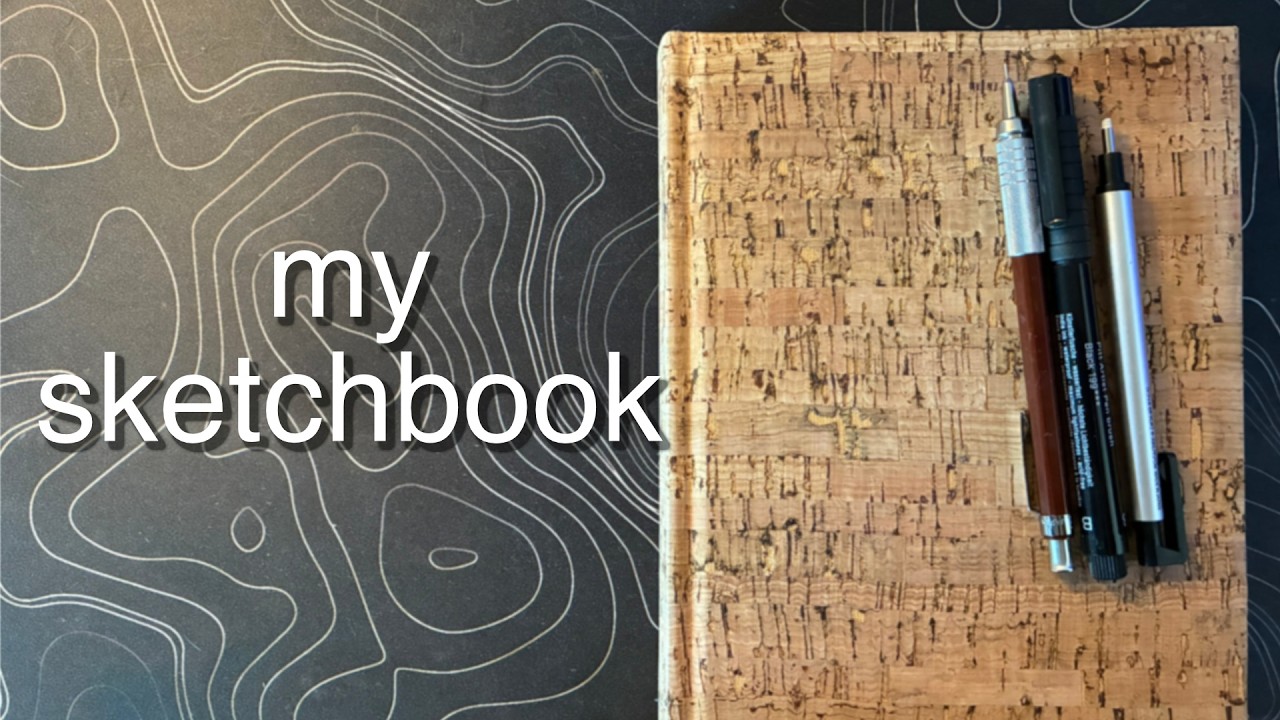 my first sketchbook completed - YouTube