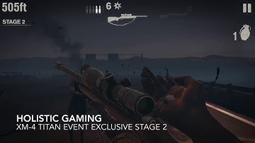 INTO THE DEAD 2 EVENT MODE GAMEPLAY (IOS/ANDROID)  | XM-4 TITAN EVENT EXCLUSIVE STAGE 2 COMPLETED |