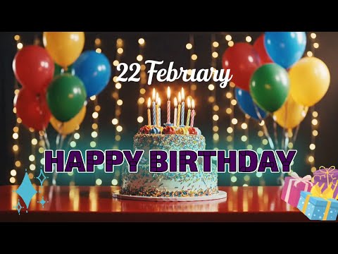 22 February| Happy Birthday |Best Happy Birthday Song| @Edit_with_Varghese