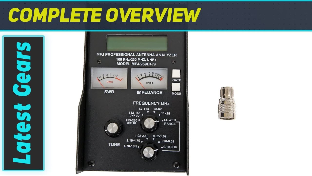 MFJ-269DPRO Antenna SWR Analyzer: Unlocking the Power of HF/VHF
