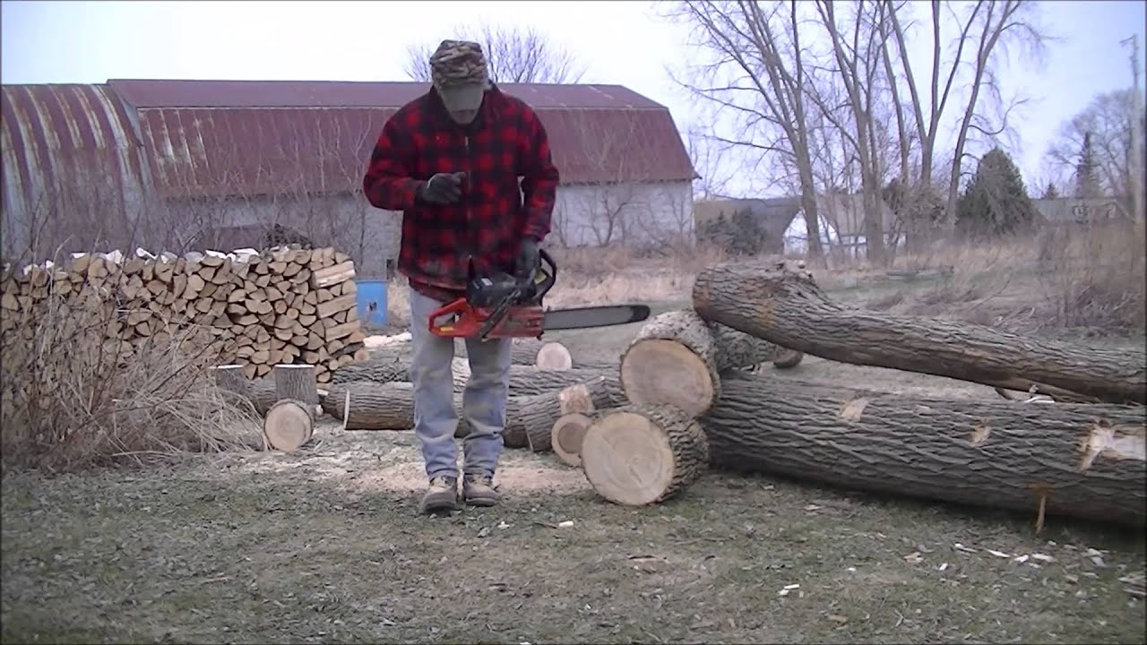 Processing Firewood with the Jonsered 2166 YouTube