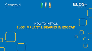 How to install Elos Libraries in Exocad