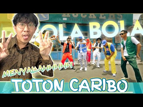REAKSI TOTON CARIBO -BOLA BOLA (Official Music Video) | ASYIKKK BETUL #belis