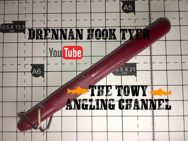 Tying spade end hooks with a Drennan hook tyer tool 