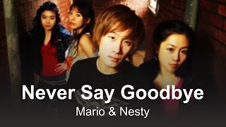 Never say goodbye (Mario & Nesty / 마리오 & 네스티) OST My Girl  LYRICS + VOICE