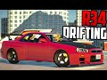 The R34 GTR is a drift BEAST! - GTA 5 Drifting (FiveM)