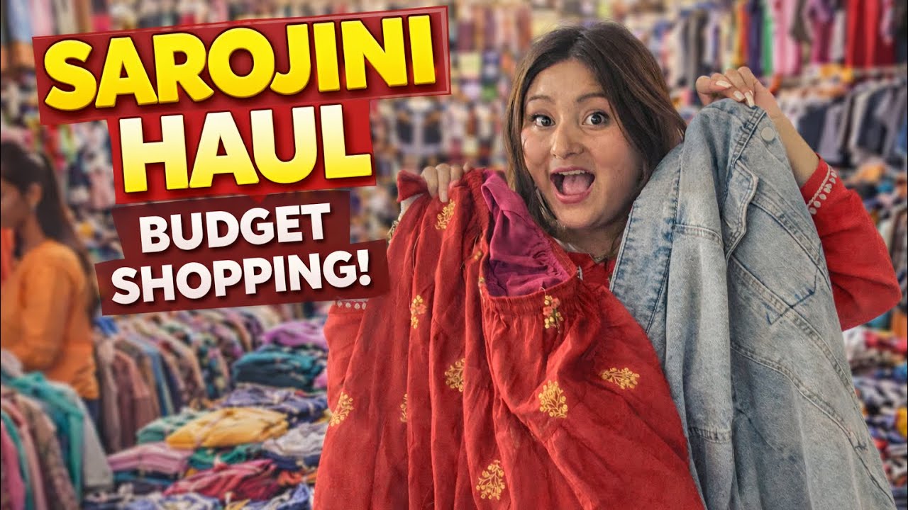 SAROJNI NAGAR HAUL 🛍️ #ladakhivlogger #subscribe #viralvideo #shopping #haul 