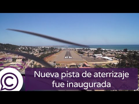 Inauguración nueva pista de aterrizaje en Aeródromo de Pichilemu