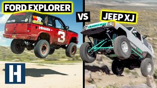 Build & Battle OffRoad FINALE: Jumps, Crawls, Climbs, Jeep XJ vs Ford Explorer. Who Will Survive?