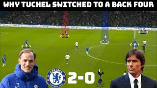 How Tuchel's Back 4 Works | Tactical Analysis: Chelsea 2-0 Tottenham |