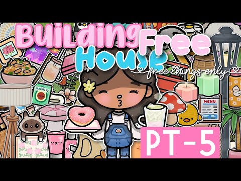How to make free messy house in toca🎀🐚🪩🍸| pt-5 |