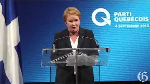 Footage from shooting at Pauline Marois' victory speech