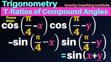 prove that cos⁡(π/4-x) cos⁡(π/4-y) -sin⁡(π/4-x) sin⁡(π/4-y) = sin⁡(x+y) | Class 11 | cos pi/4 -x cos