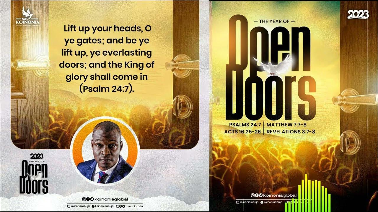 2023 THE YEAR OF OPEN DOORS TheYearOfOpenDoors ApostleJoshuaSelman
