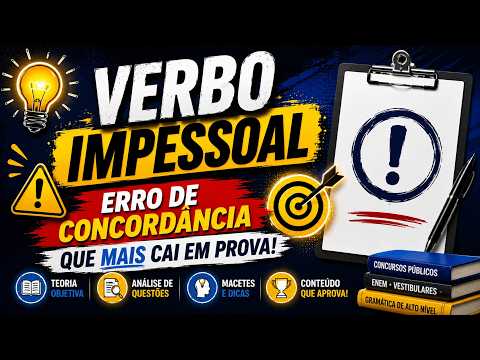 ✅O Erro de Concordância Que Mais Cai em Prova!