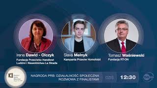 Teaser Rozmowa Z Finalistami Nagrody Prb W Kategorii Działalność Społeczna