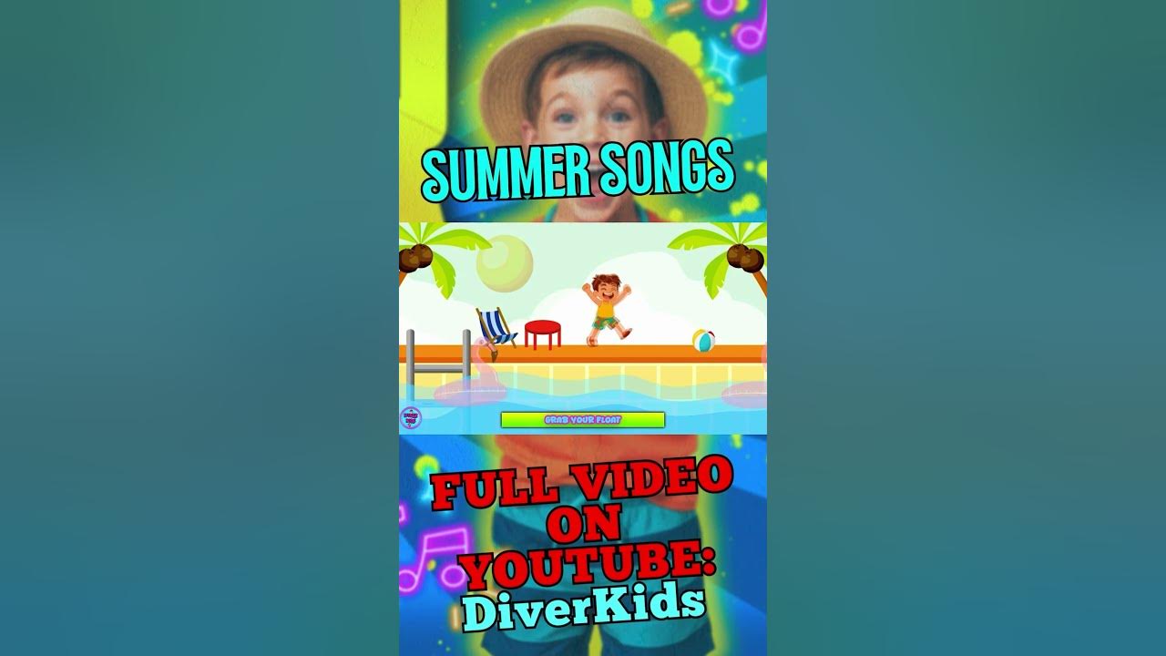 ✅ 🎶 3 FUN Summer Songs for Kids 2025 🌞🎤  #summer #educationalshorts #song